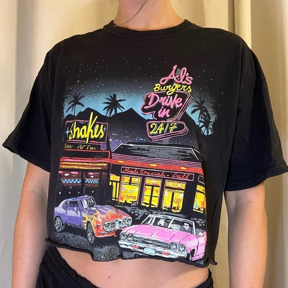 Brandy Melville Graphic Drive in Car Tee